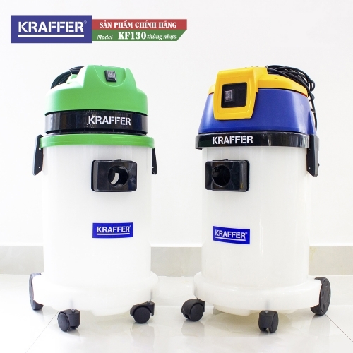 Máy hút bụi Kraffer KF130 thùng nhựa (Green)
